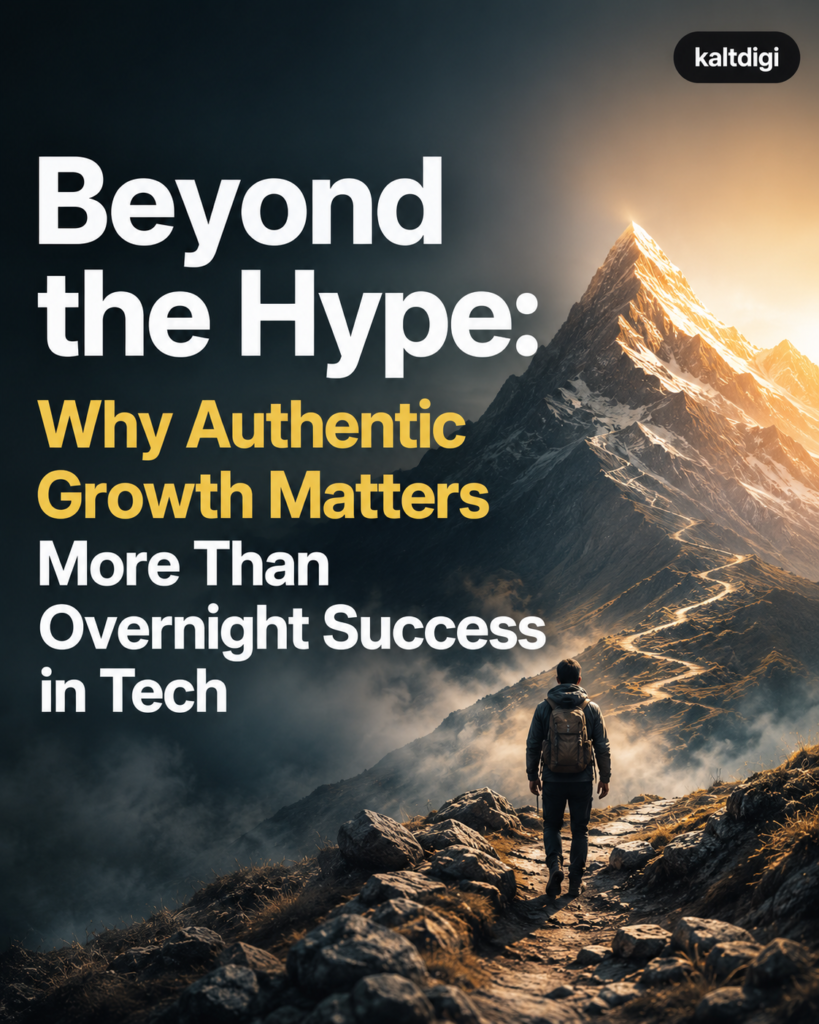 Beyond the Hype: Why Authentic Growth Matters More Than Overnight Success in Tech